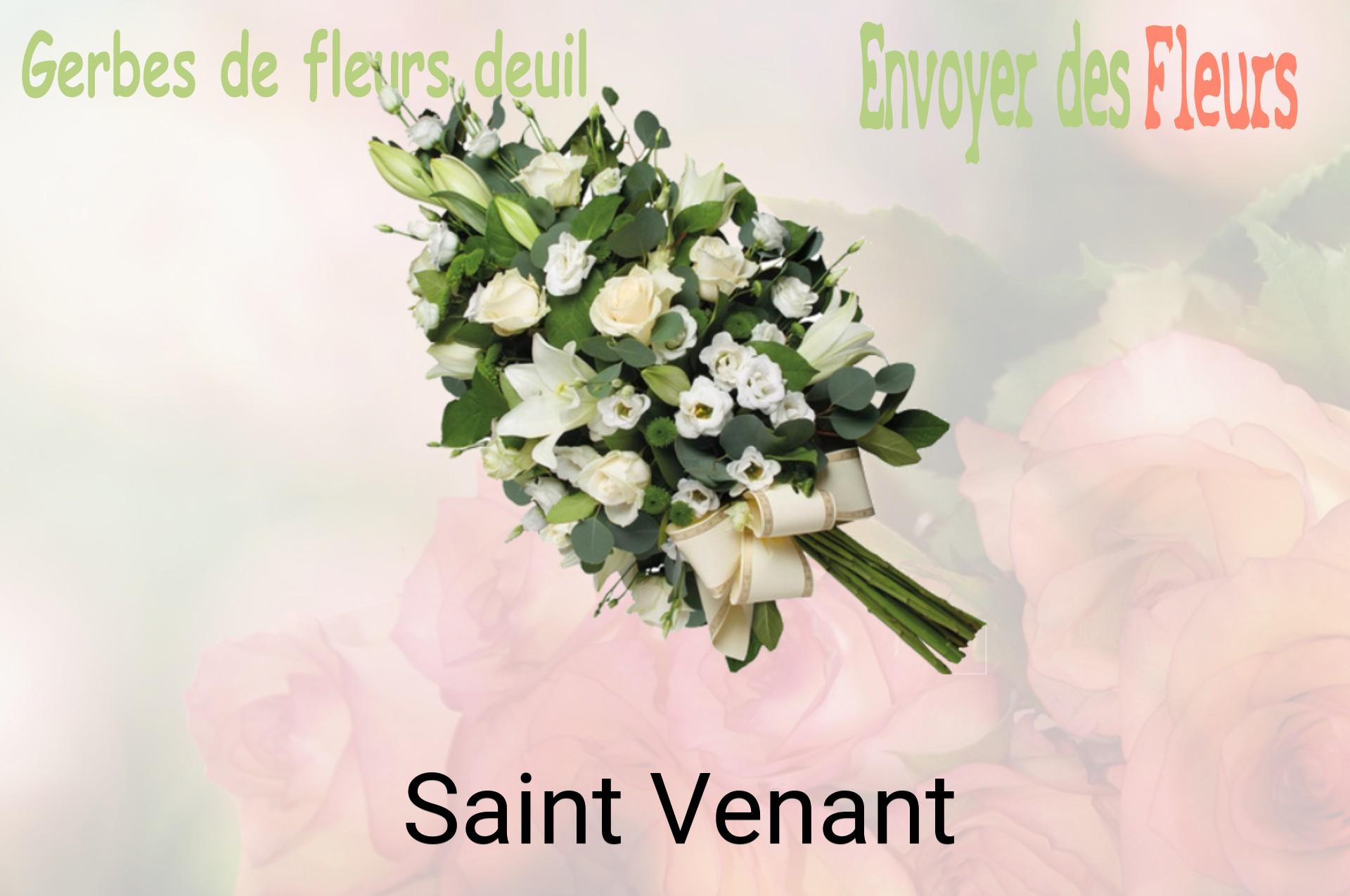 Gerbe de fleurs de deuil livrée à Saint-Venant